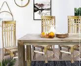 AVALON INDIAN WOODEN ZEN MANGO DINING TABLE